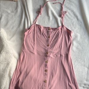Topshop pink dress
